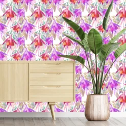 Funky Fuchsia Wallpaper