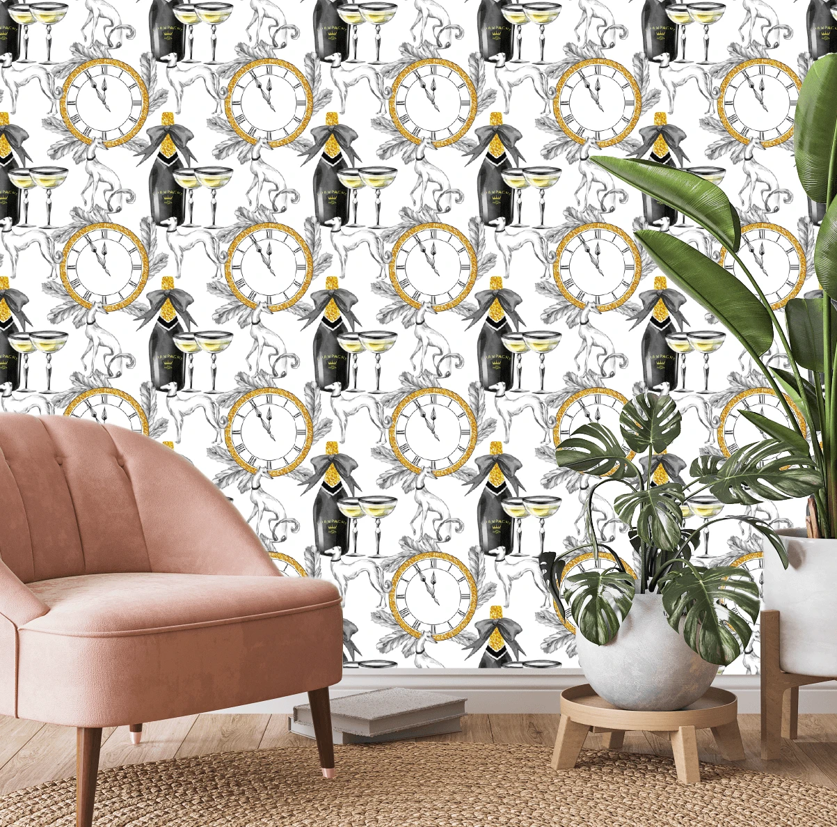 Champagne Breakfast Wallpaper