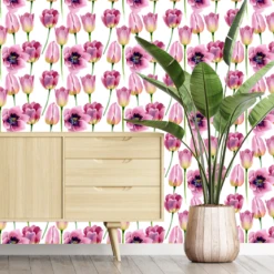 Pink Tulips Wallpaper