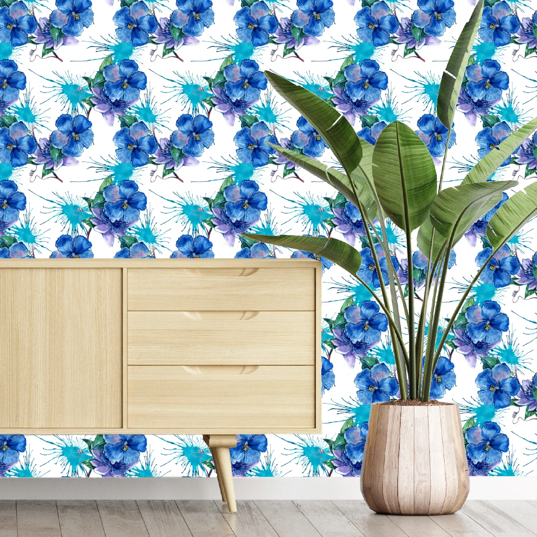 Blue Beauties Wallpaper