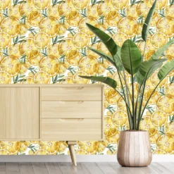 Lemon Preserve Wallpaper