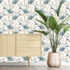 Vintage Heron Bulrush Wallpaper