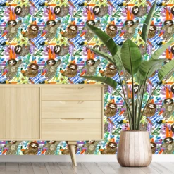 Silly Sloth Wallpaper