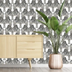 Zany Zebra Wallpaper