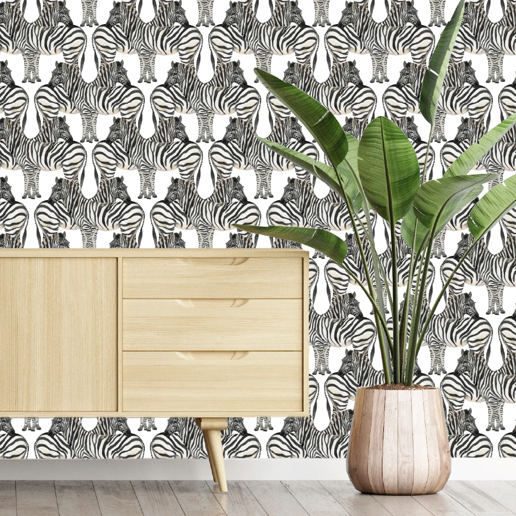 Zany Zebra Wallpaper