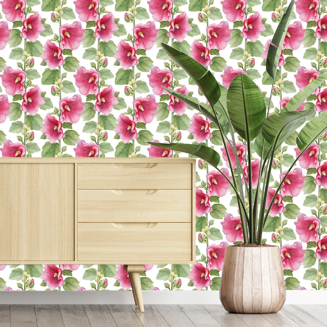 Pink Mallow Wallpaper