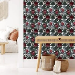 Vintage Protea Wallpaper