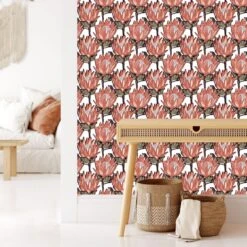 Sunset Protea Wallpaper