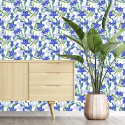 Blue Campanula Wallpaper