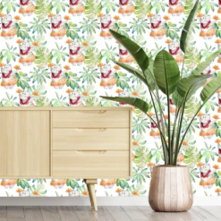 Hula Hippo Wallpaper