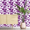 Royal Purple Butterfly Wallpaper