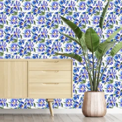 Blue Irises Wallpaper