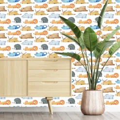 Lazy Critters Wallpaper