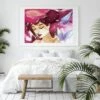 Angel Wings Watercolour Wall Art