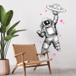 Captain Space Wall Decal (6 Colours)