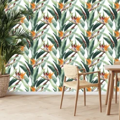 Vintage Bird Of Paradise Wallpaper