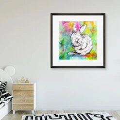 Bouncing Bunny Wall Art