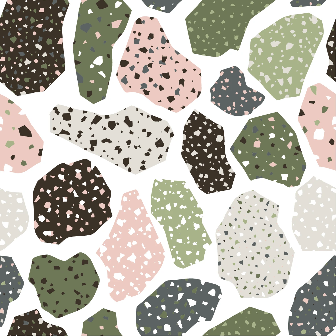 Camo Terrazzo Wallpaper - Image 2