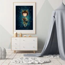 Zodiac Star Sign Capricorn Wall Art