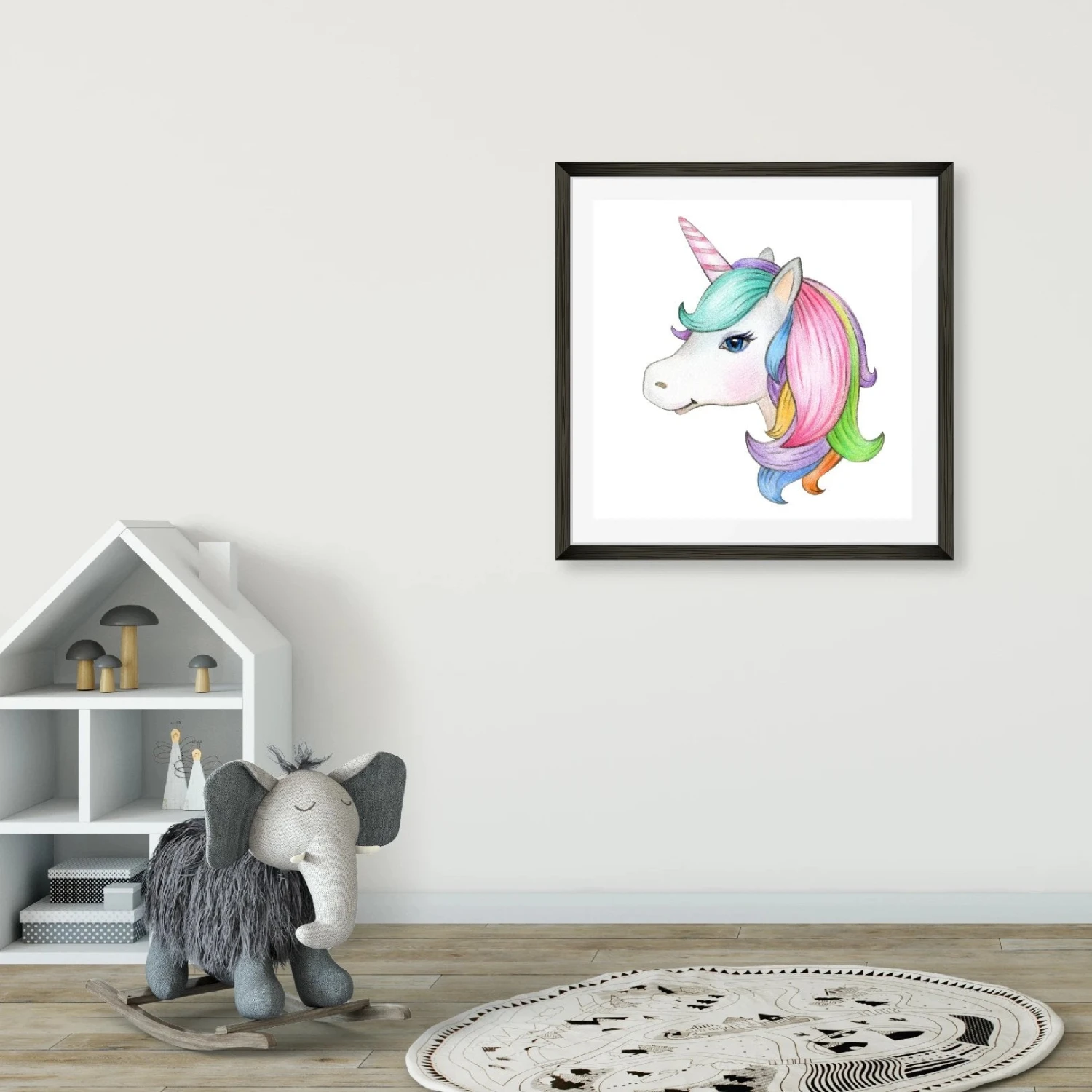 Starlight Unicorn Wall Art