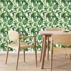 Classic Vintage Leaf Wallpaper