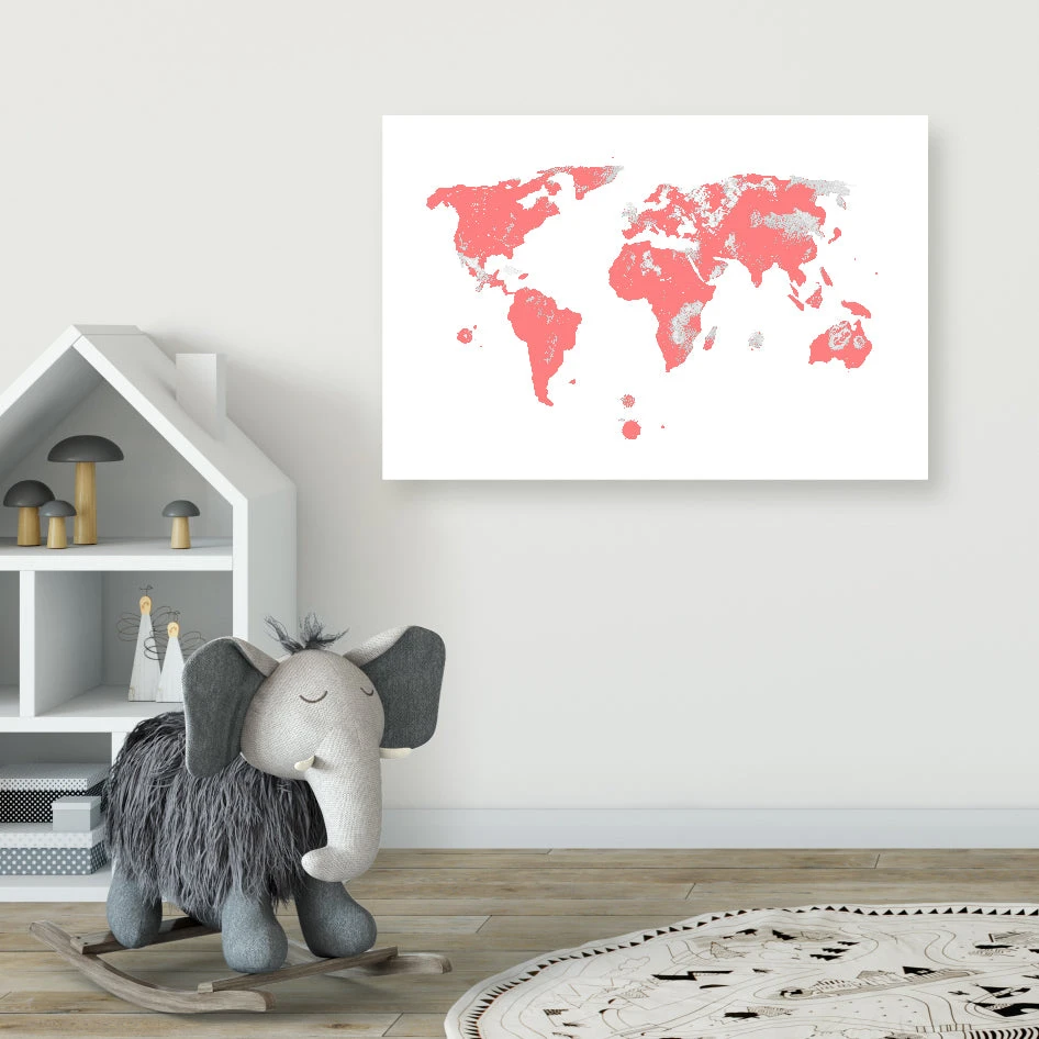 World Map Wall Art - Image 4