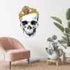 Debutante Skull Wall Decal