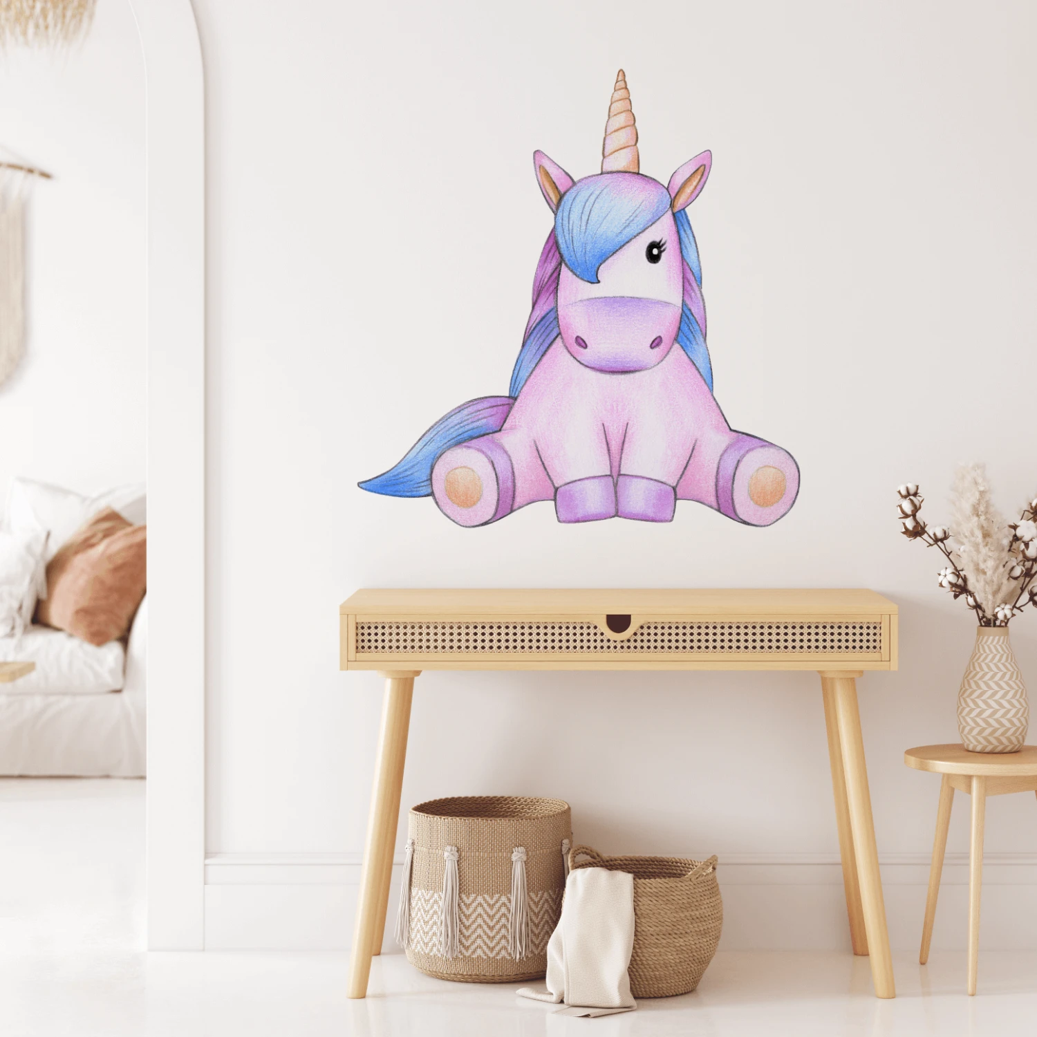 Dozer The Unicorn Wall Decal