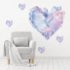 Frozen Heart Wall Decal Set