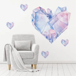 Frozen Heart Wall Decal Set