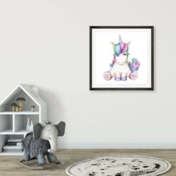 Rainbow Unicorn Wall Art