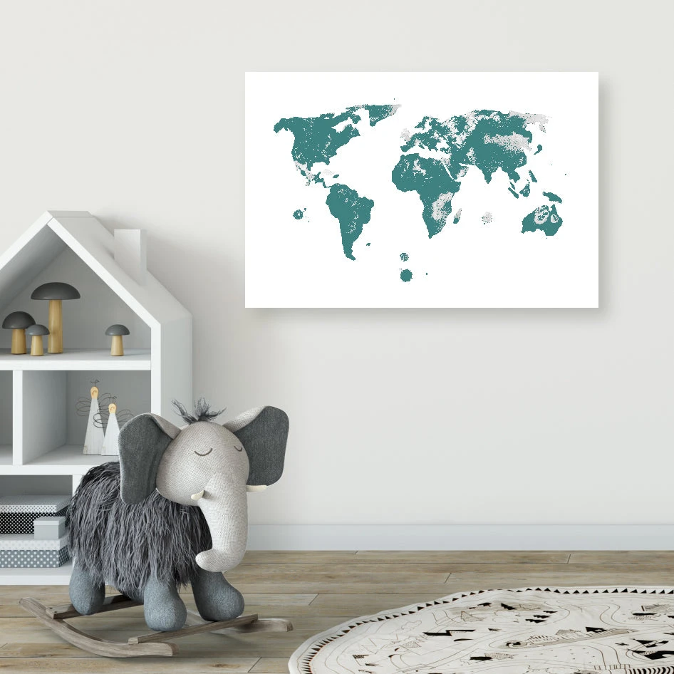 World Map Wall Art - Image 6