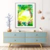 Green & Gold Garden Wall Art