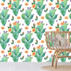 Cactus Hearts Wallpaper