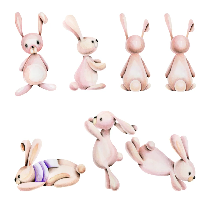 Bonnie Bunny Wall Decal Set - Image 2