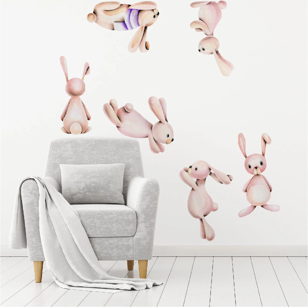 Bonnie Bunny Wall Decal Set