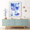 Indigo Blossom Wall Art