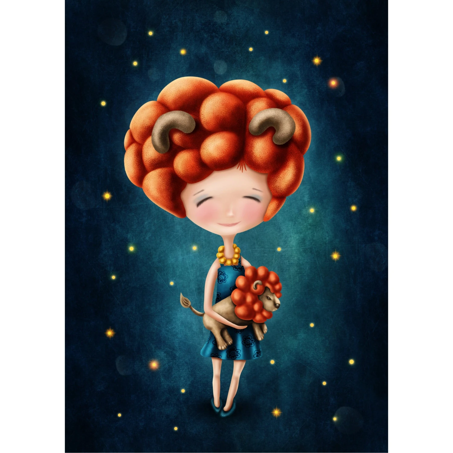 Zodiac Star Sign Leo Wall Art - Image 2