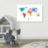 World Map Wall Art