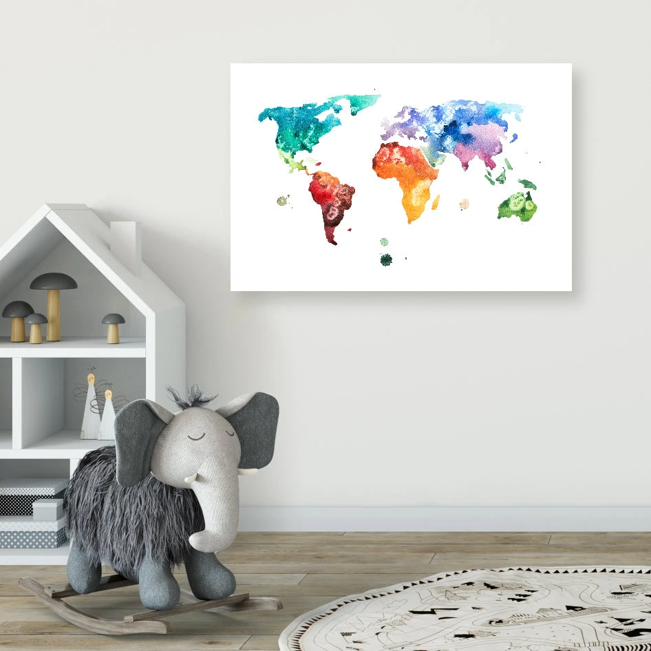 World Map Wall Art