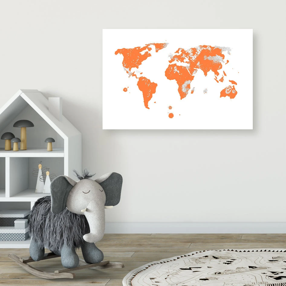 World Map Wall Art - Image 7
