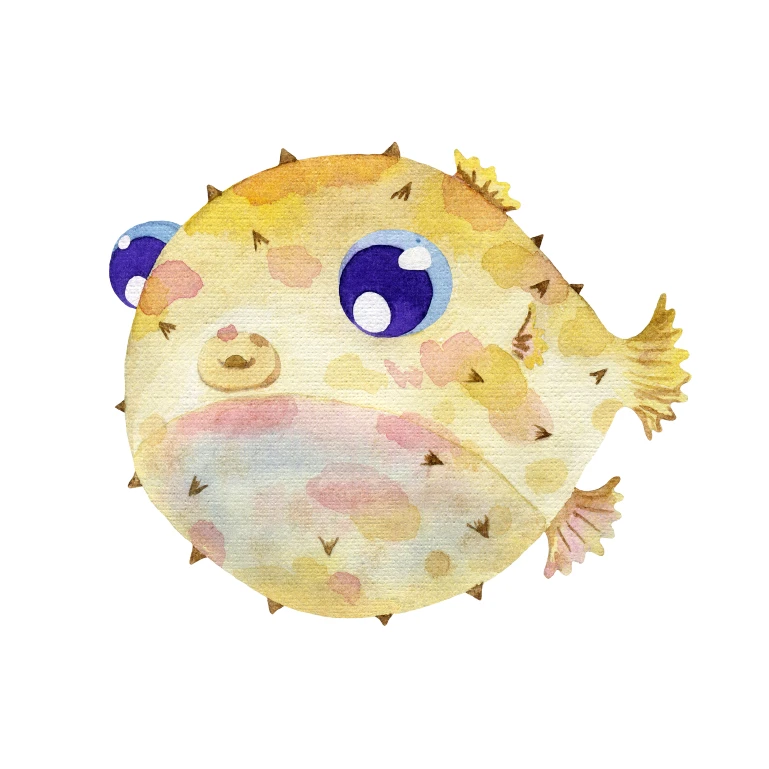 Puffer Fish Pete Wall Decal - Image 2