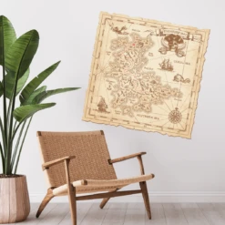 Pirate Map Wall Decal