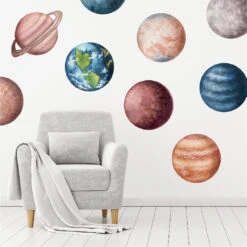 Solar System Wall Decal Set