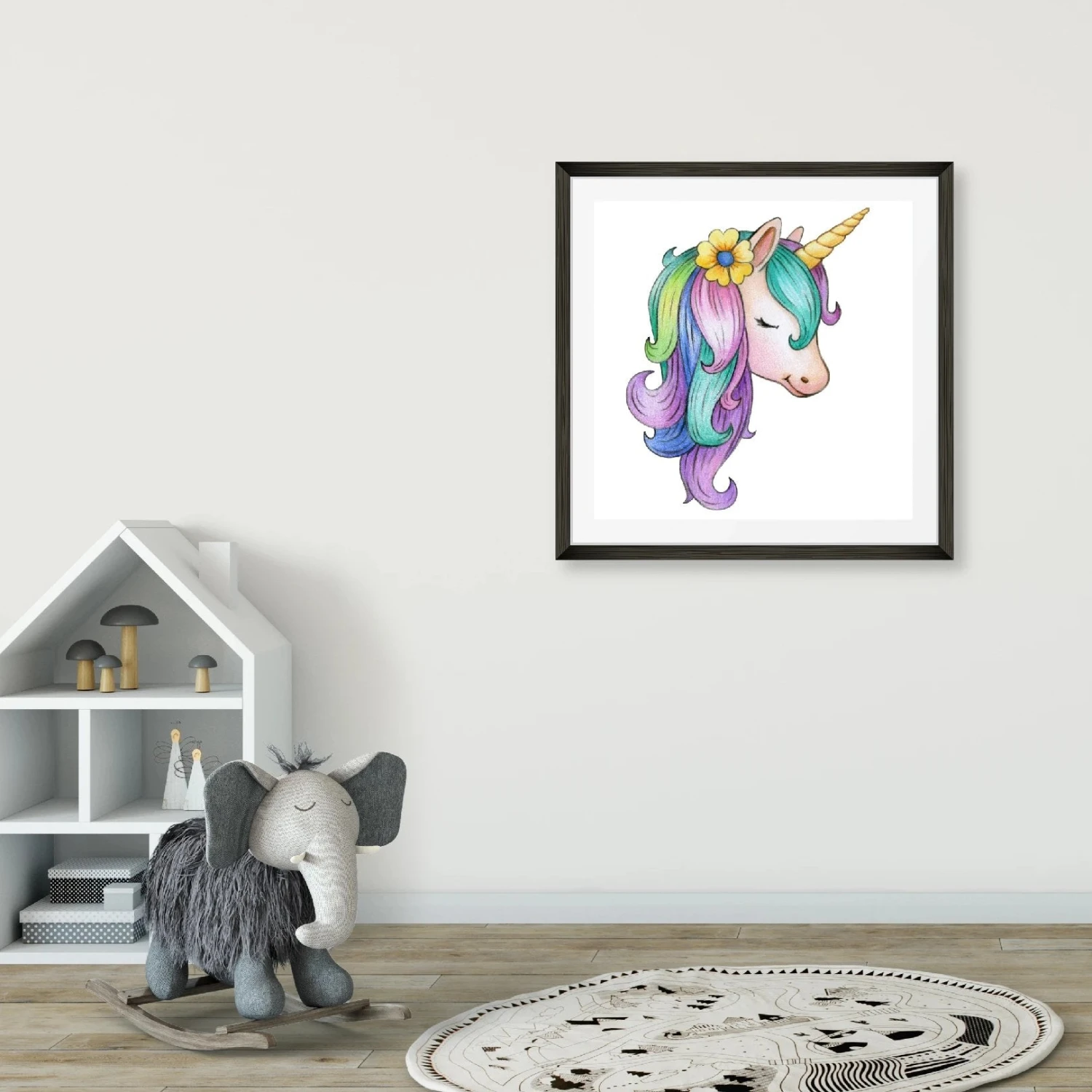 Prim And Props Unicorn Wall Art
