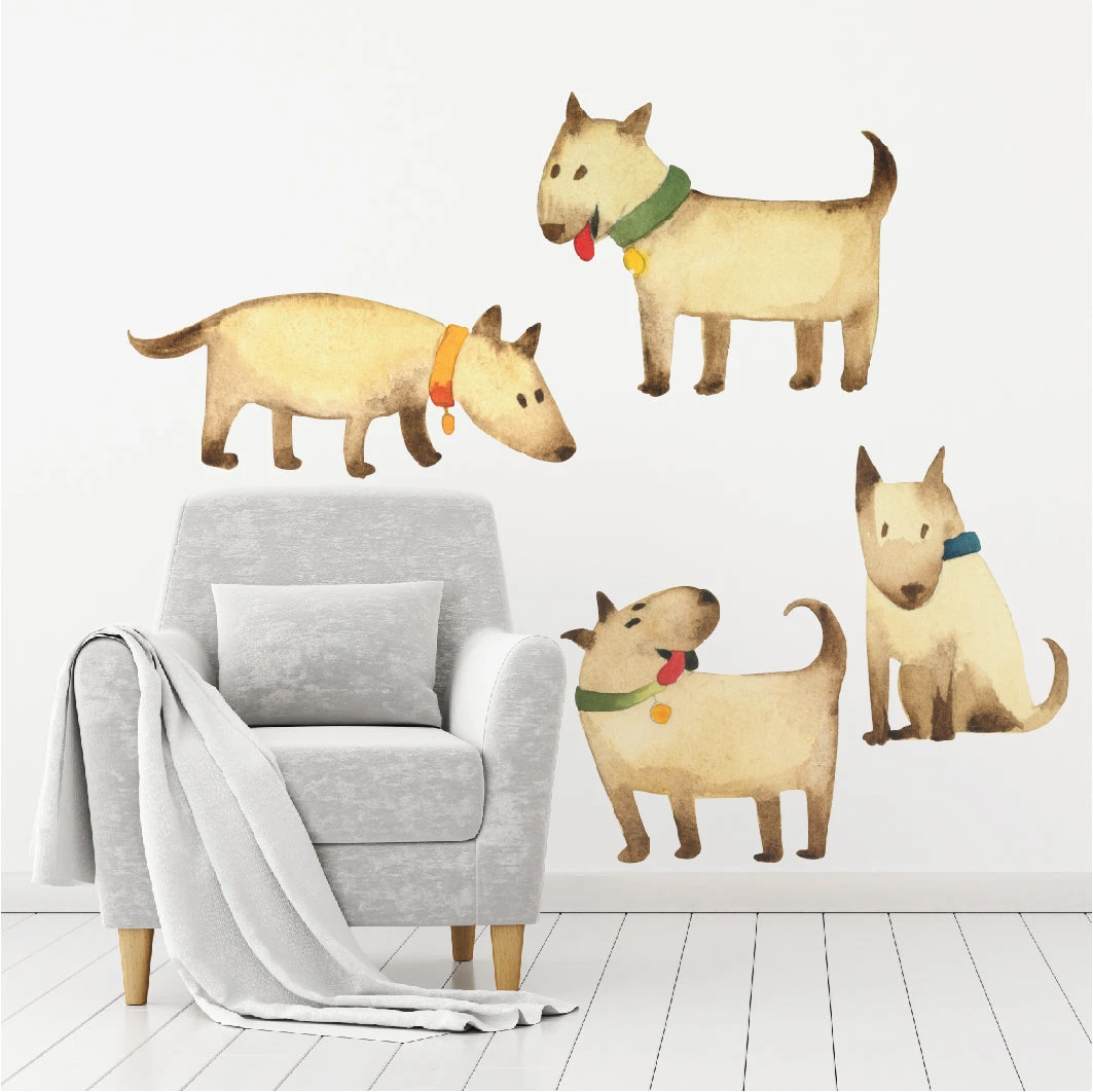 Doggy Dog Wall Decal Set