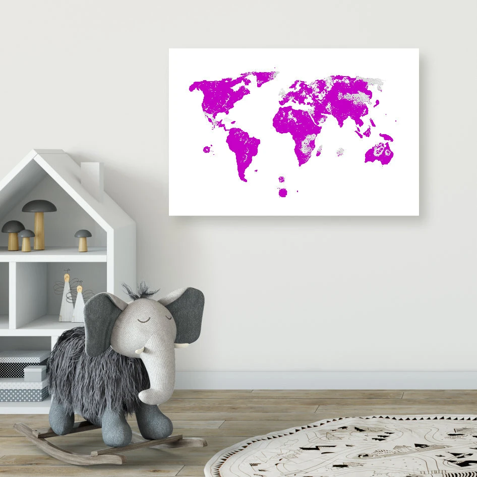 World Map Wall Art - Image 3