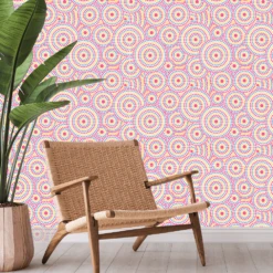 Rainbow Circles Wallpaper