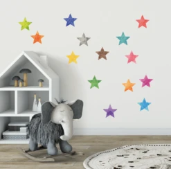 Rainbow Stars Wall Decal Set