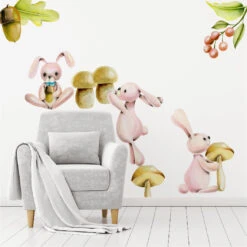 Rascally Rabbits Wall Decal Set